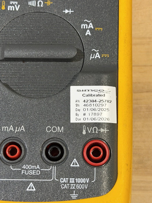 FLUKE 87V E2 INDUSTRIAL ELECTRICIAN COMBO KIT CALIBRATED 2026