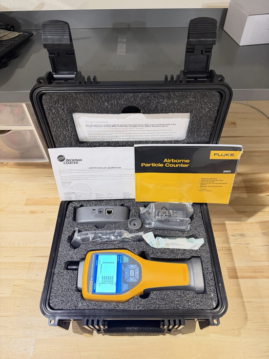 FLUKE 985 AIRBORNE PARTICLE COUNTER TESTER CALIBRATED 2025 TESTED