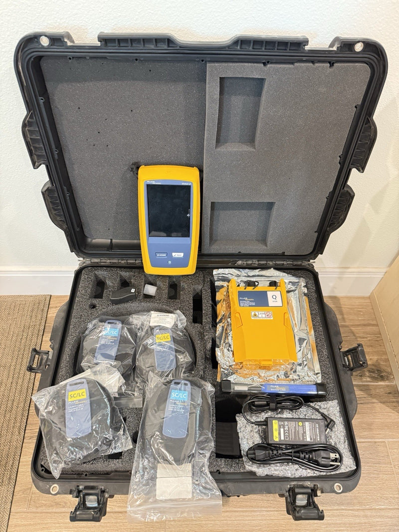 FLUKE NETWORKS OFP2-100-QI OPTIFIBER PRO QUAD OTDR V2 WITH ACCESSORIES