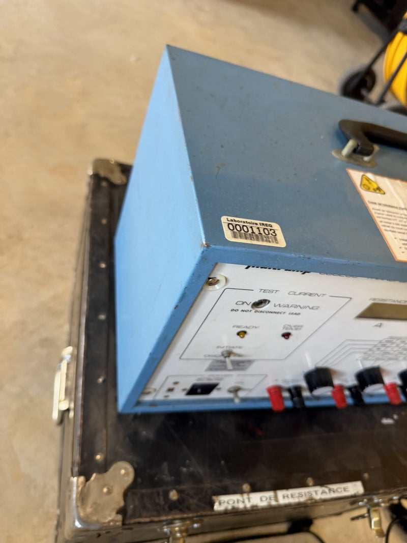 MULTI-AMP 830280 MEGGER TRANSFORMER OHMM 5A WINDING RESISTANCE TESTER