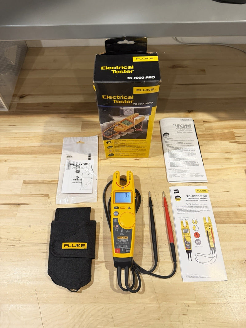 FLUKE T6-1000 PRO ELECTRICAL TESTER FIELDSENSE 1000V AC/DC SHIPS FAST