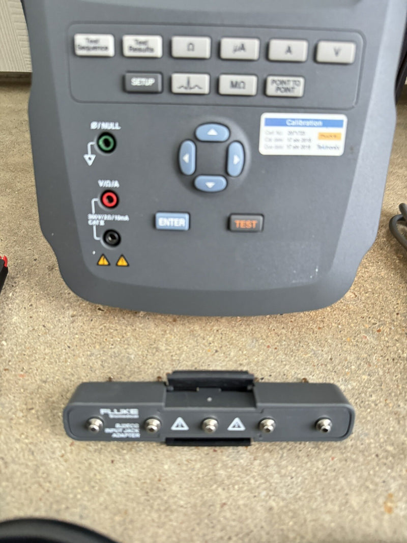 FLUKE ESA615 EU 230V ELECTRICAL SAFETY ANALYZER WITH ACCESSORIES