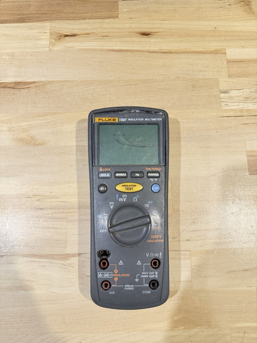 FLUKE 1587 INSULATION TESTER (PARTS ONLY) DOESN’T WORK