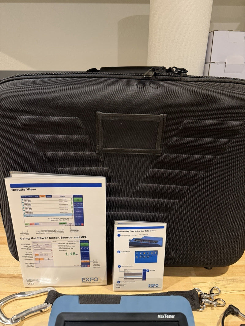 EXFO MAXTESTER SERIES MAX 945-ICERT-Q1-EA-EI OLTS QUAD TESTED