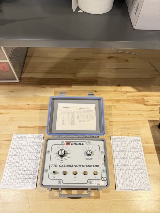 MEGGER AVO BIDDLE 550555 TTR CALIBRATION STANDARD (TESTED) FREE SHIPPING