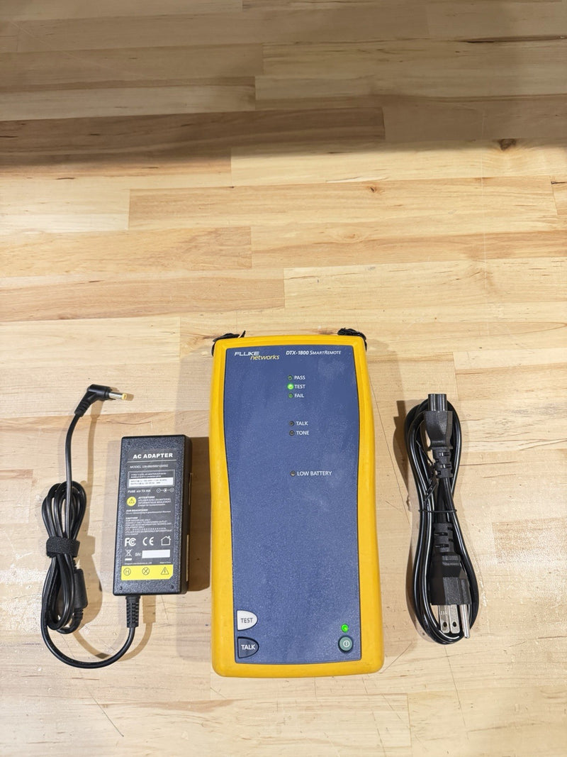 FLUKE NETWORKS DTX-1800 REMOTE W/ CHARGER (TESTED) FRE SHIPPING
