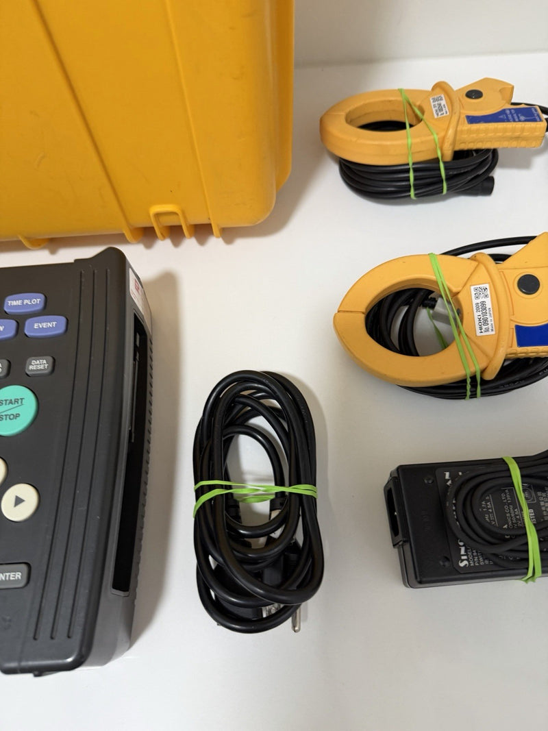 HIOKI 3196 POWER QUALITY ANALYZER WITH PROBES & LEADS TESTEE