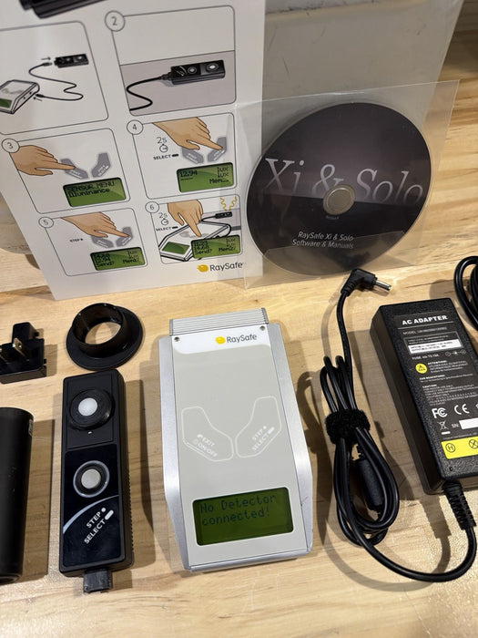 UNFORS RAYSAFE 8221011-A SOLO BASE UNIT W/ PROBE SENSOR & ACCESSORIES-SHIPS FREE