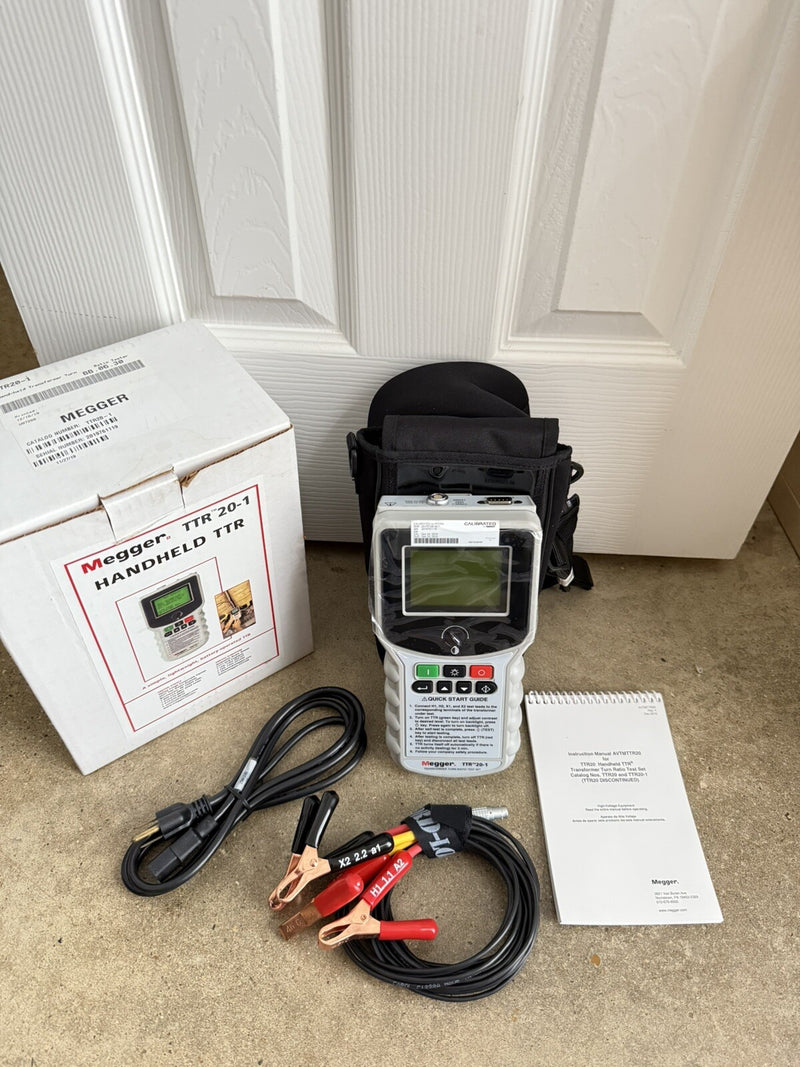 MEGGER TTR 20-1 TRANSFORMER TURN-RATIO TESTER