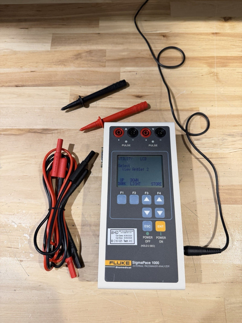 FLUKE BIOMEDICAL SIGMAPACE 1000 EXTERMAL ANALZYER (CALIBRATED 2026) SHIPS FREE