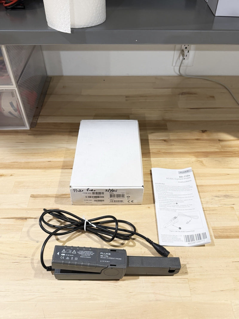 FLUKE 80I-110S AC DC CURRENT PROBE