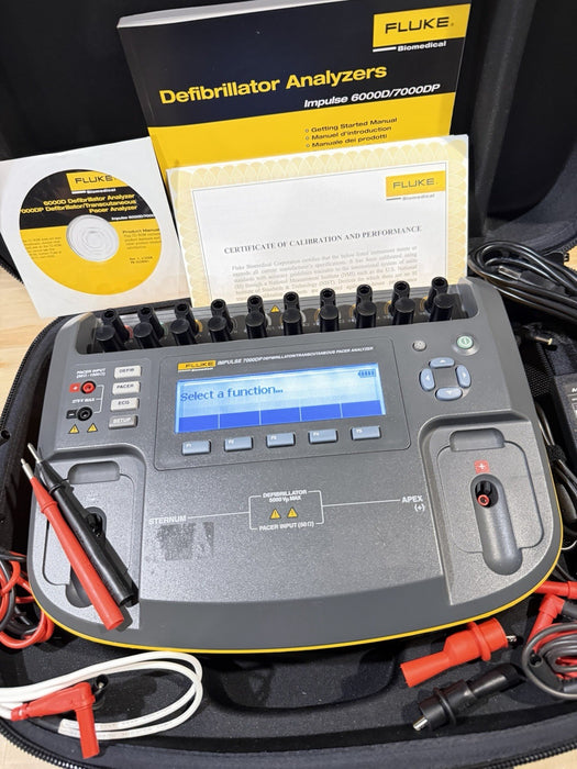 FLUKE IMPULSE 7000DP ANALYZER W/ LEADS & ACCESSORIES (FREE SHIPPING) TESTED