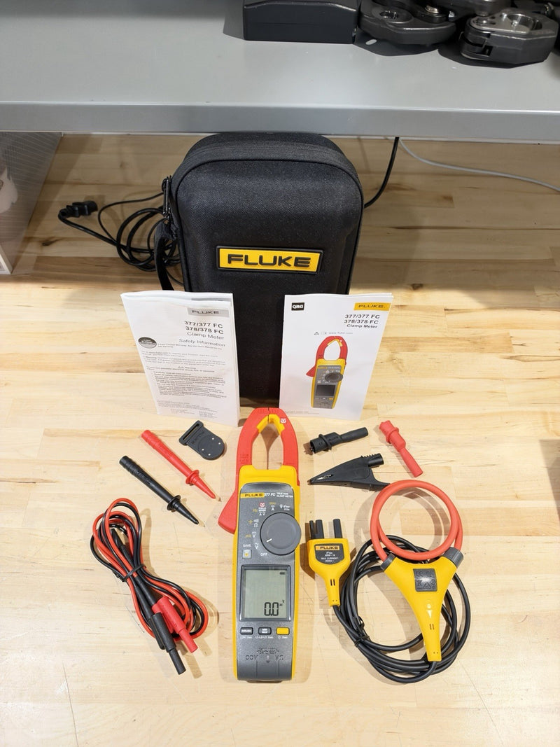 FLUKE 377 FC NON-CONTACT VOLTAGE CLAMP METER SHIPS FAST