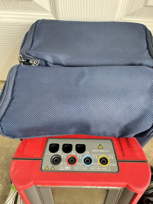 AMPROBE DM-III MULTITEST FLEX POWER DATALOGGER BR CALIBRATED 2023