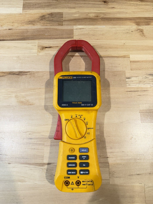 FLUKE 355 TRUE RMS 2000 CLAMP METER - FOR PARTS (PARTS ONLY) SHIPS FAST