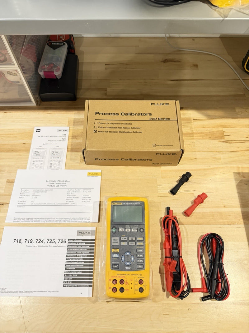 FLUKE 726 PRECISION MULTIFUNCTION CALIBRATOR MFG-2025 CALIBRATED 2025