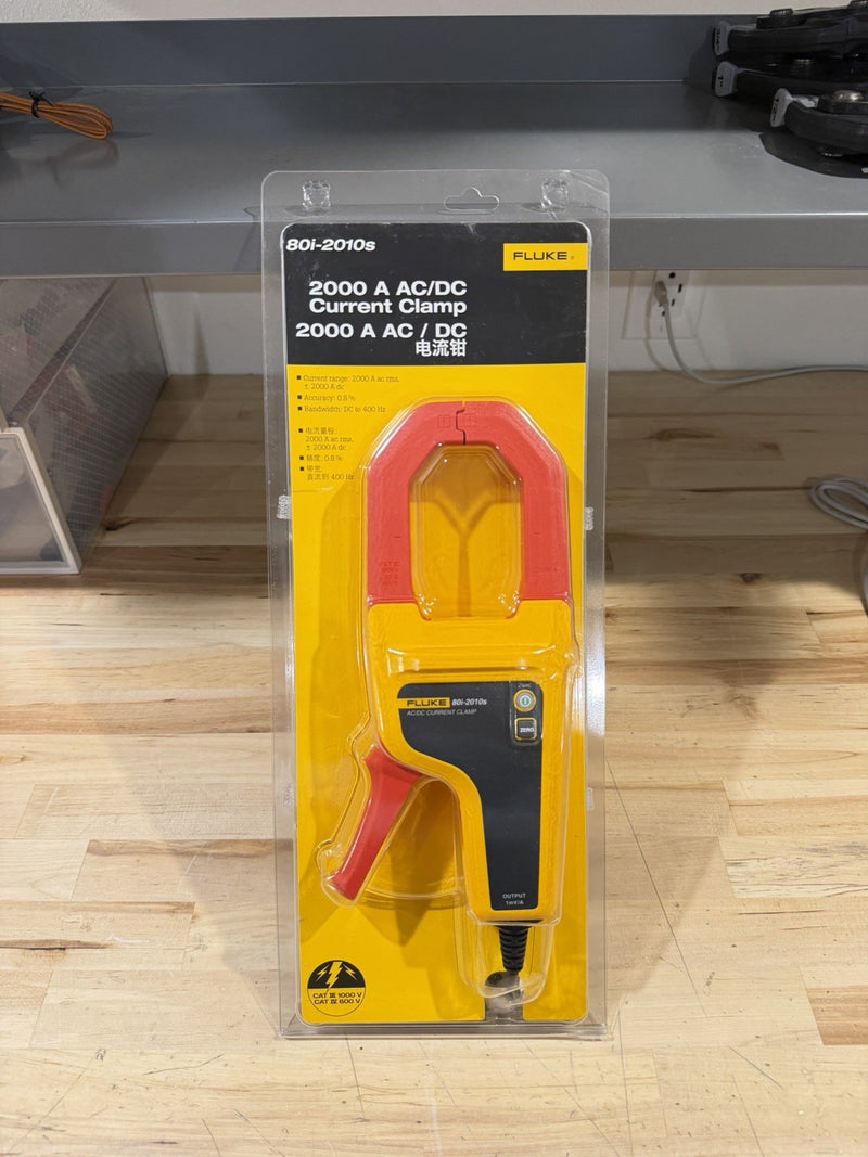 FLUKE 80I-2010S 200 A AC/DC CURRENT CLAMP 2000 A AC / DC (NEW SEALED) SHIPS FAST
