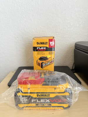 DEWALT DCB615 FLEXVOLT 20V/60V 15.0AH SINGLE BATTERY USA MADE