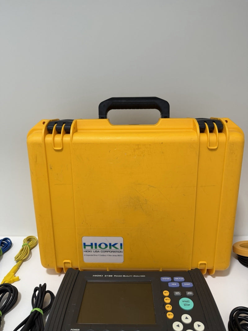 HIOKI 3196 POWER QUALITY ANALYZER WITH PROBES & LEADS TESTEE