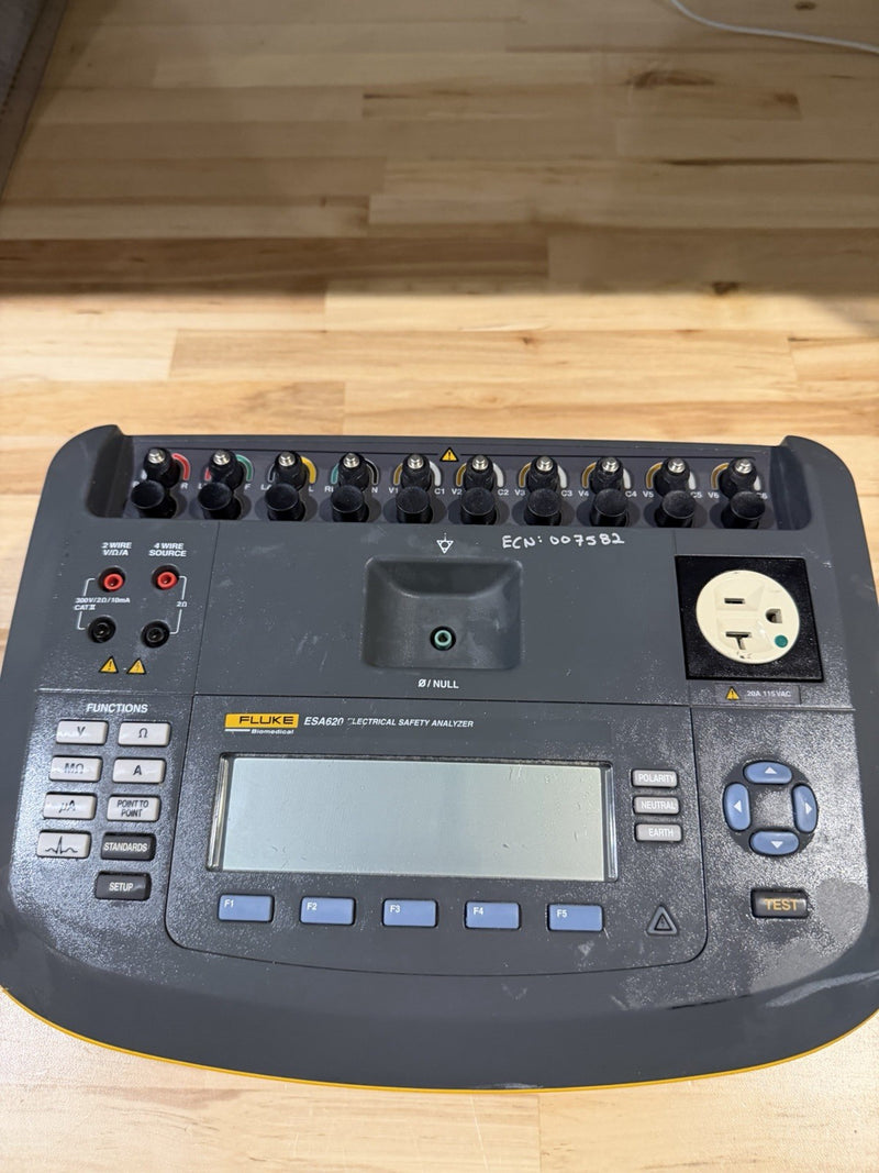 FLUKE ESA620 BIOMEDICAL ELECTRICAL SAFETY FOR PARTS