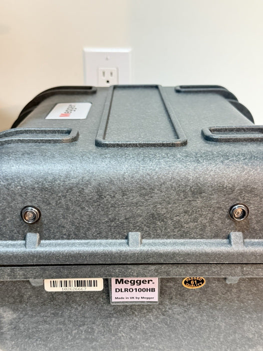 MEGGER DLRO100HB DIGITAL LOW RESISTANCE OHMMETER (NEW FACTORY SEALED) CAL 2025