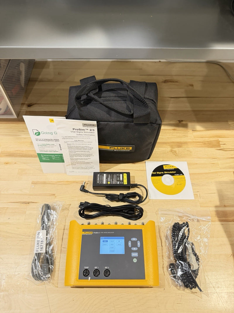 FLUKE BIOMEDICAL PROSIM 2 VITAL SIGNS SIMULATOR - FREE SHIPPING