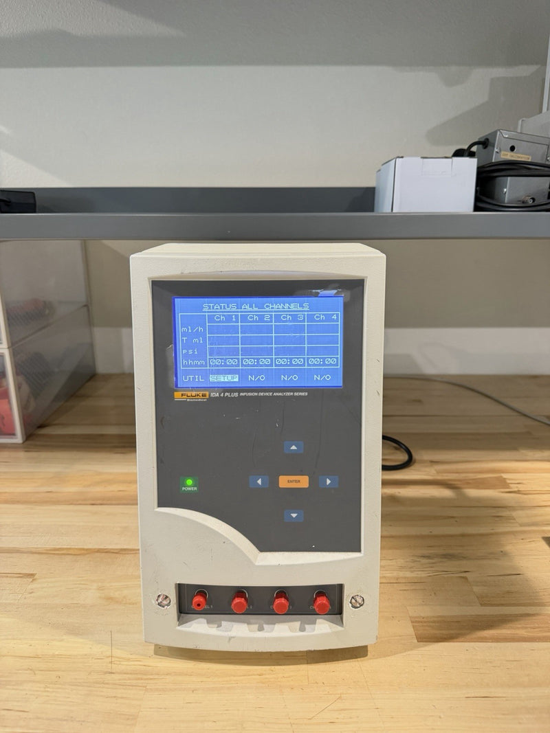 FLUKE BIOMEDICAL IDA 4 PLUS INFUSION DEVICE ANALYZER SERIES TESTED