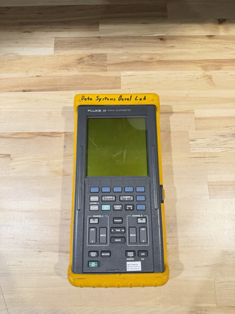 FLUKE 95 SCOPEMETER FOR PARTS