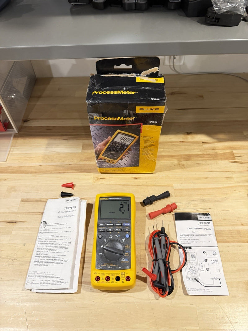 FLUKE 789 PROCESSMETER MFD-2026 CALIBRATED 2026 /SHIPS FAST NEW