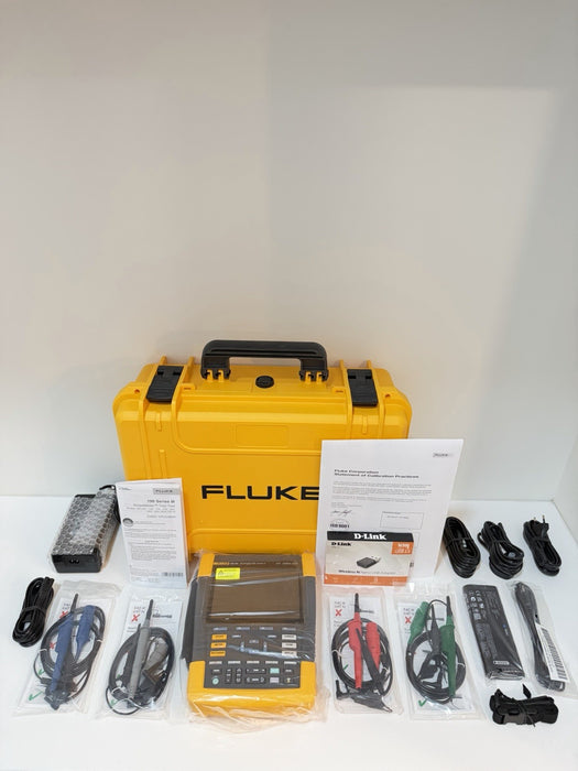 FLUKE 190-204-III S DIGITAL OSCILLOSCOPE 4CH 200MHZ 5GS/S (CALIBRATED 2025) NEW