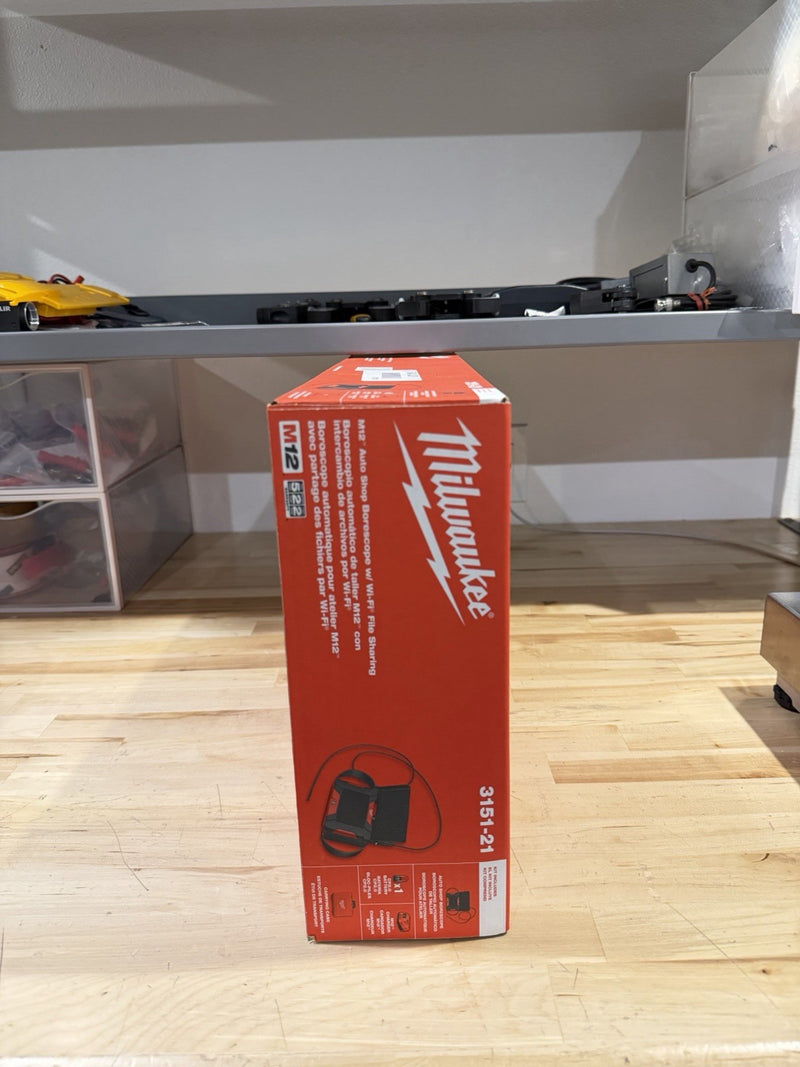MILWAUKEE 3151-21 M12 AUTO SHOP BORESCOPE WI-FI FILE SHARING INSPECTION CAMERA