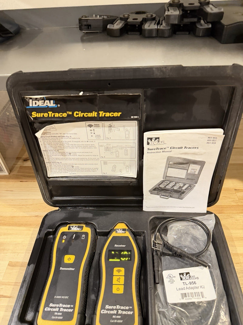 IDEAL 61-957 RC-959 TR-955 SURE-TRACE CIRCUIT TRACER KIT (TESTED) FREE SHIPPING
