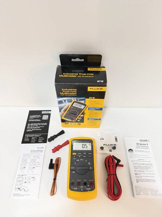FLUKE 87V INDUSTRIAL TRUE RMS MULTIMETER (NEW FACTORY SEALED) SHIPS FAST