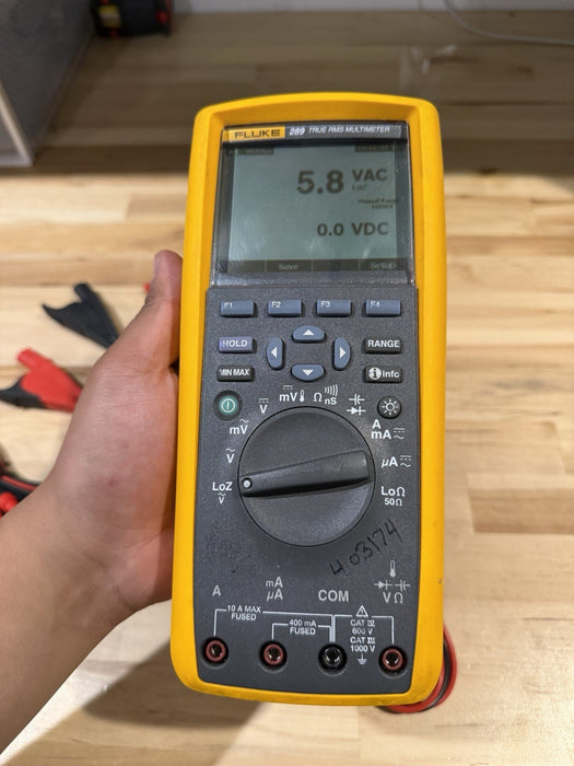 FLUKE 289 TRUE RMS DIGITAL MULTIMETER KIT W/ ACCESSORIES (TESTED) SHIPS FAST