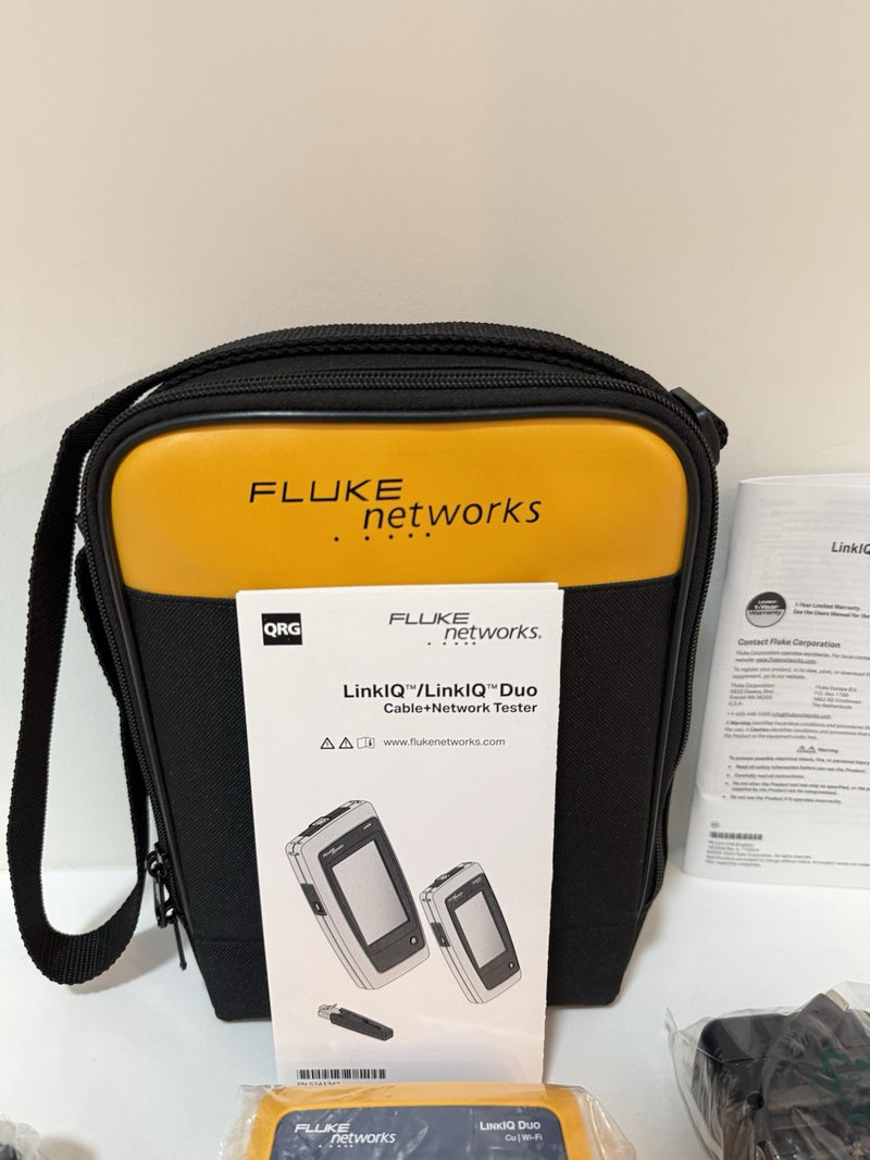 FLUKE NETWORKS LINKIQ-DUO WIFI NETWORKS TESTER MFD-2025 /SHIPS FREE