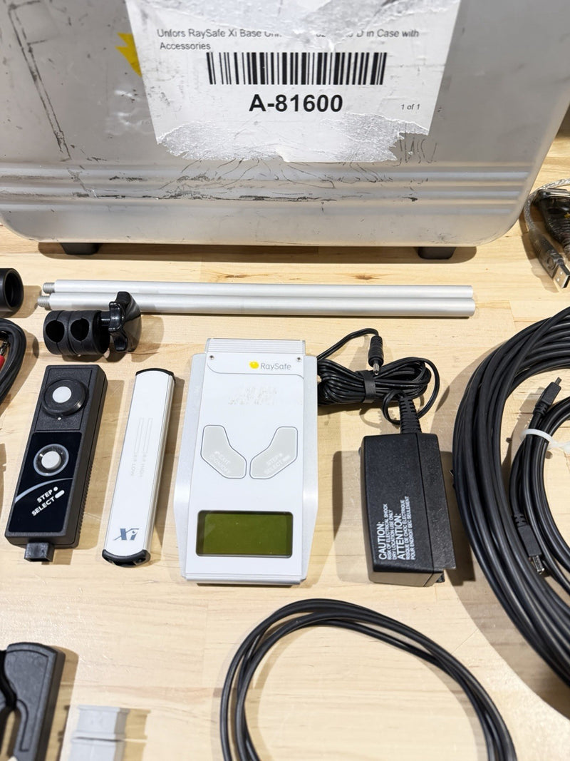 UNFORS RAYSAFE 8201023-D XI BASE UNIT W/ XI RF PROBE & ACCESSORIES (TESTED)