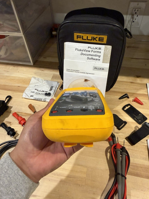 FLUKE 289 FVF COMBO KIT TRUE-RMS DATA LOGGING MULTIMETER (FREE SHIPPING) TESTED