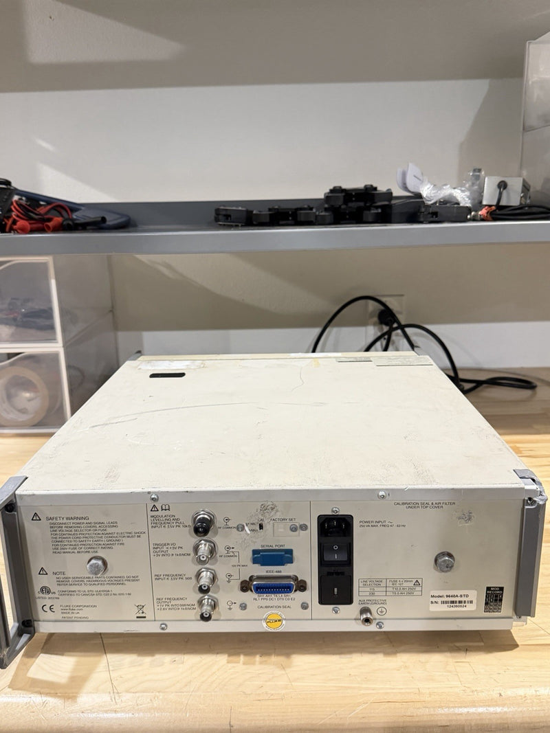 FLUKE 9640A RF REFERENCE SOURCE (PARTS ONLY) F DOESN’T TURN ON- SHIPS FAST