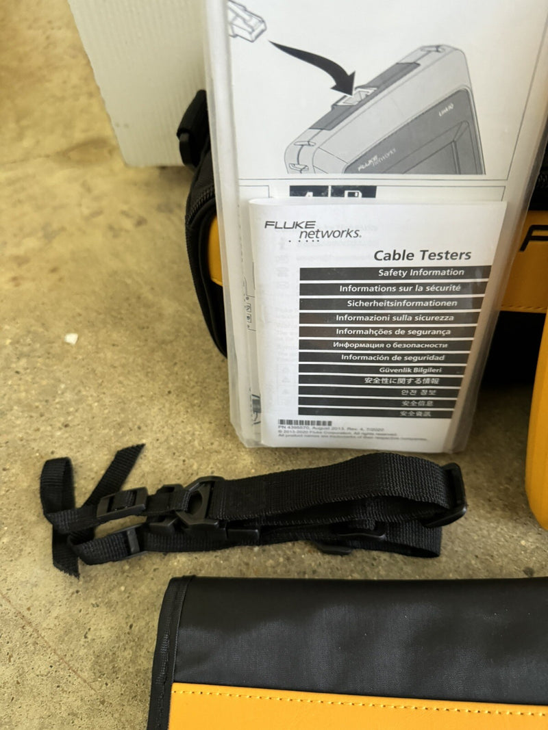 FLUKE NETWORKS LIQ-KIT LINKIQ TESTER & INTELLITONE PRO 200 CABLE NETWORK TESTER