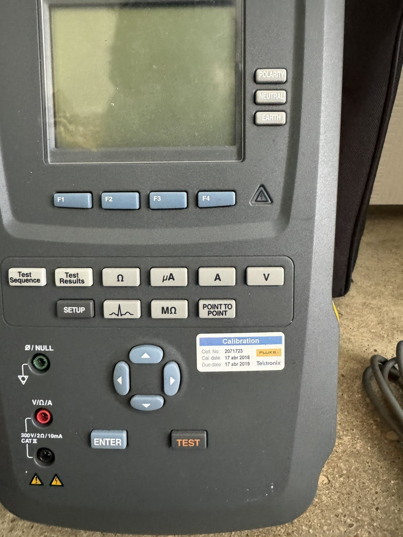 FLUKE ESA615 EU 230V ELECTRICAL SAFETY ANALYZER WITH ACCESSORIES
