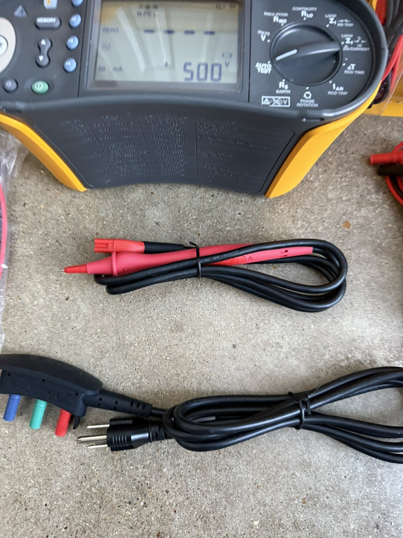 FLUKE 1664 FC US MULTIFUNCTION TESTER WITH TL220 LEAD KIT TESTED