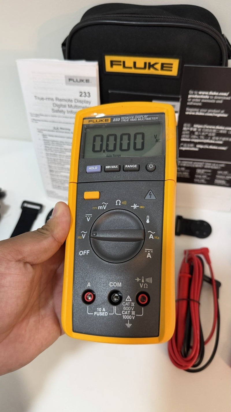 FLUKE 233 REMOTE DISPLAY AUTOMOTIVE DIGITAL MULTIMETER KIT