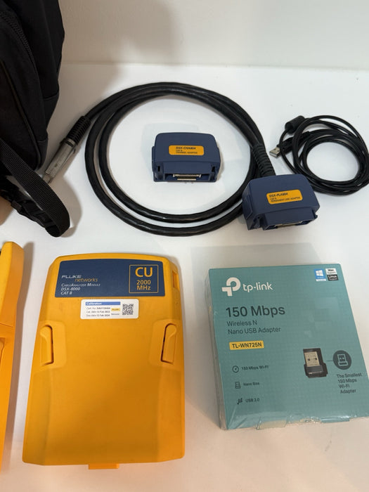 FLUKE NETWORKS DSX-8000QI 2 GHZ DSX2-8000 CABLE ANALYZER W QUAD OLTS CAL 2024