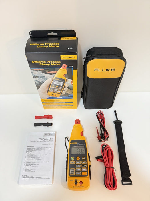 FLUKE 772 MILLIAMP PROCESS CLAMP METER MFD-2025 NEW SEALED