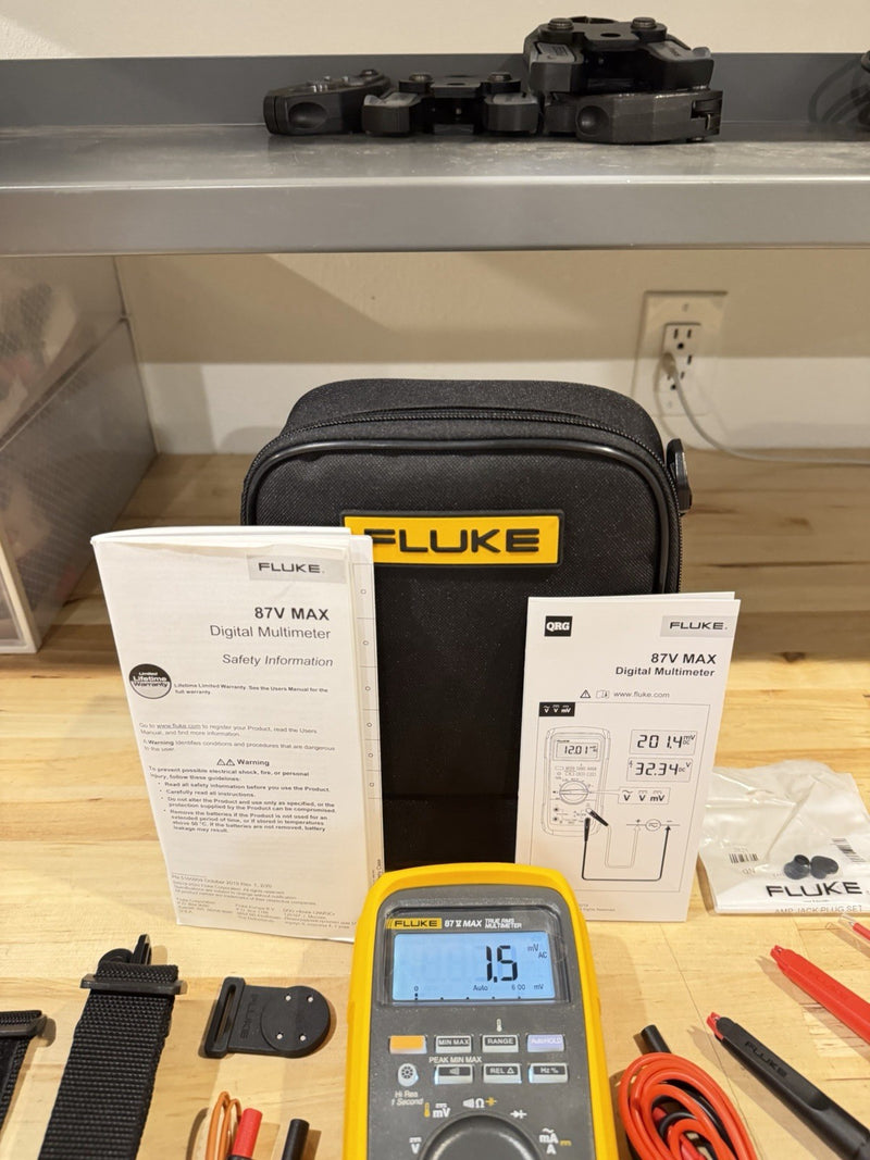FLUKE 87V MAX TRUE RMS MULTIMETER KIT (FREE SHIPPING) NEW
