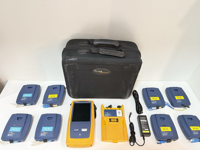 FLUKE NETWORKS VERSIV OTDR KIT WITH QUAD OTDR MODULE & ACCESSORIES