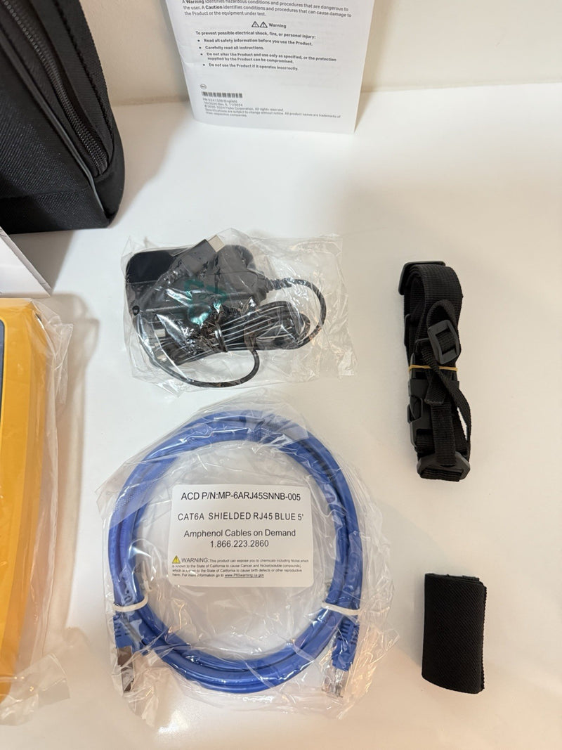 FLUKE NETWORKS LINKIQ-DUO WIFI NETWORKS TESTER MFD-2025 /SHIPS FREE