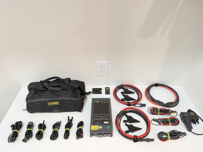 AEMC PEL 102 POWER &ENERGY LOGGER WITH PROBES & EXTRA ACCESSORIESCALIBRATED 2026