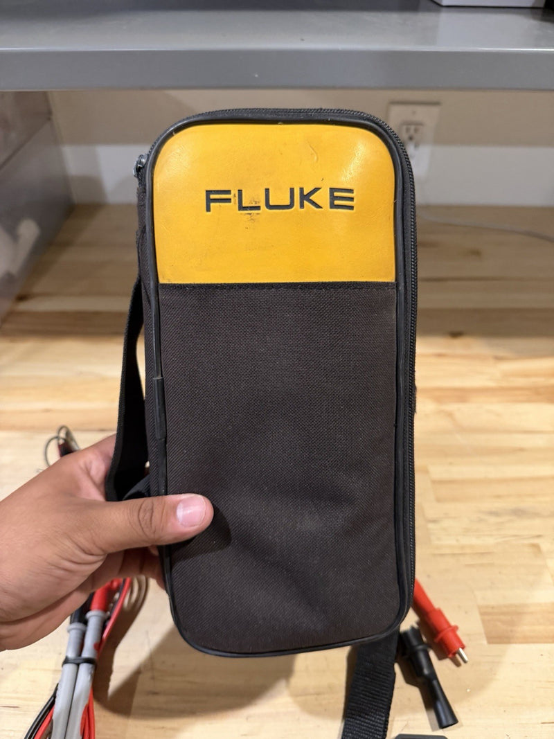 FLUKE 772 MILLIAMP PROCESS CLAMP W/ LEADS & CLIPS TESTED