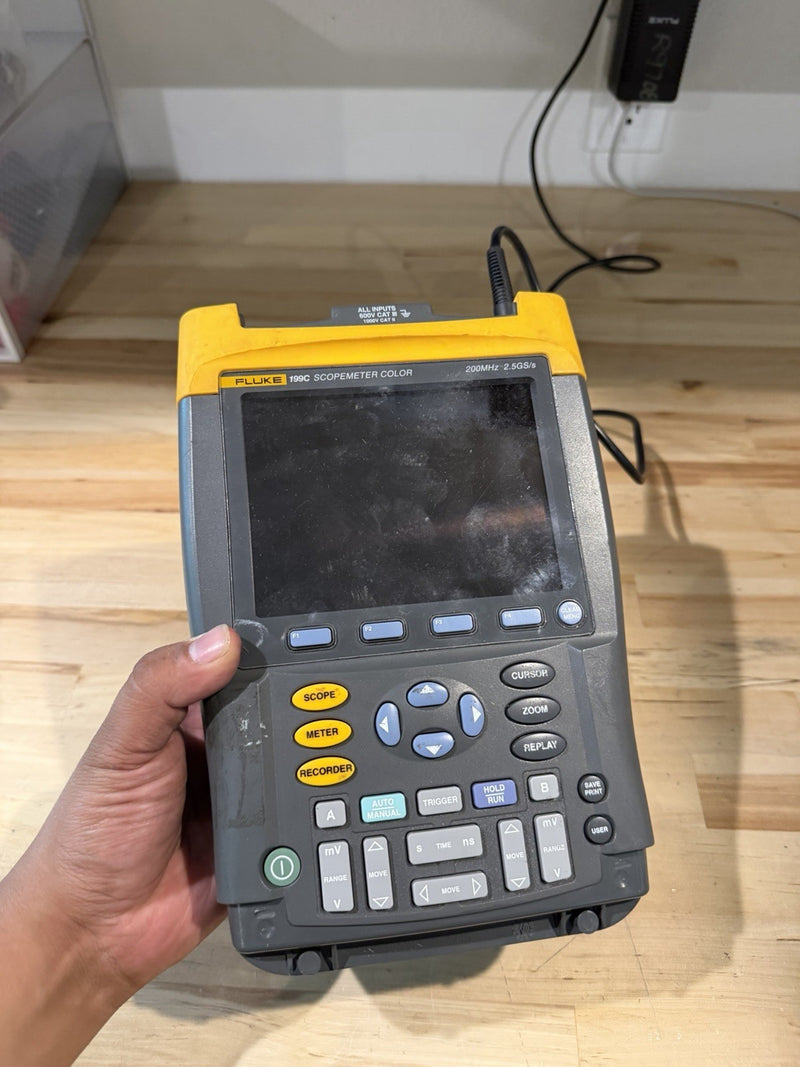 FLUKE 199C SCOPEMETER COLOR FOR PARTS